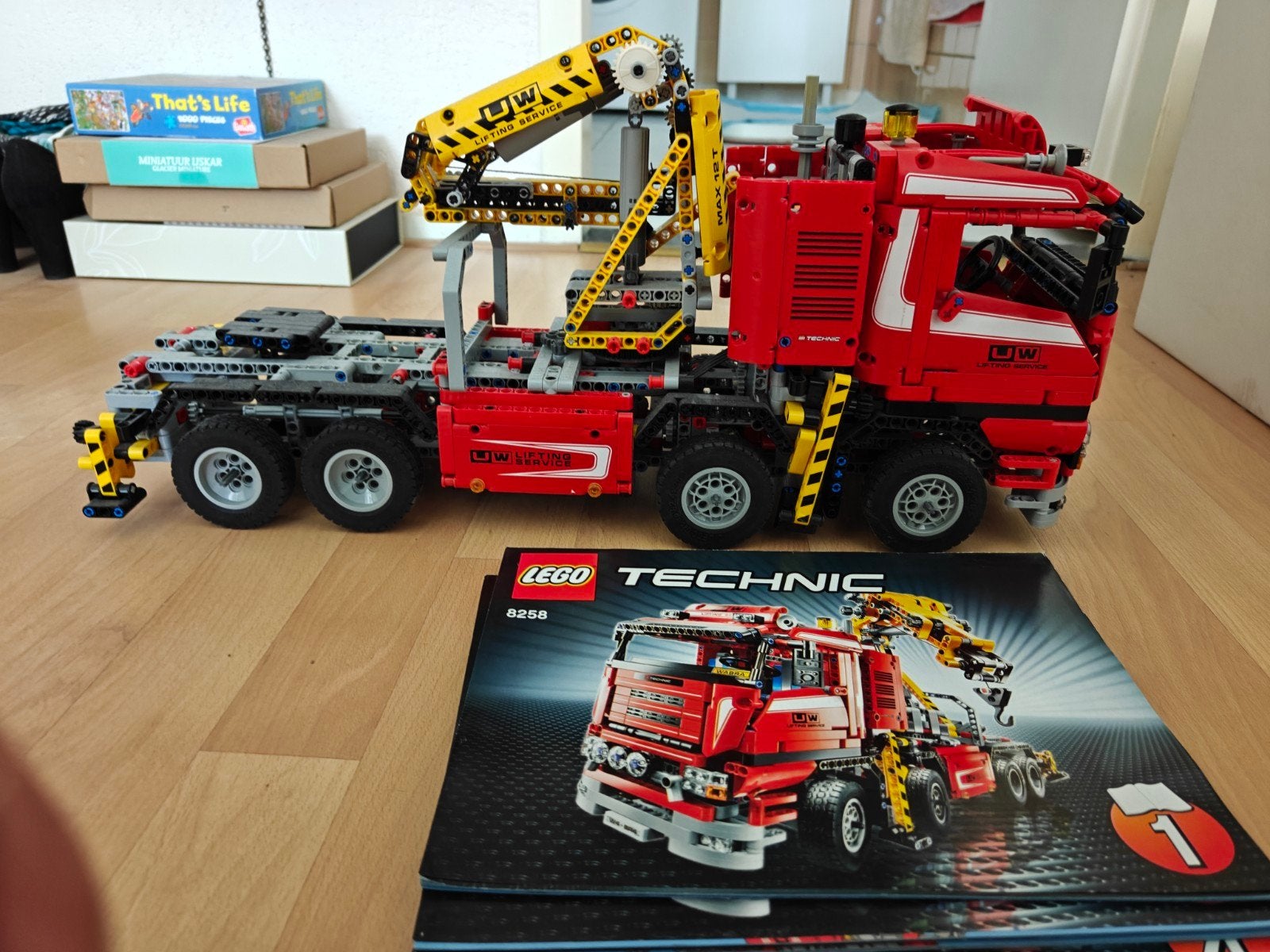 Lego Technic Kraanwagen 8258 - Compleet met instructies, Ophalen