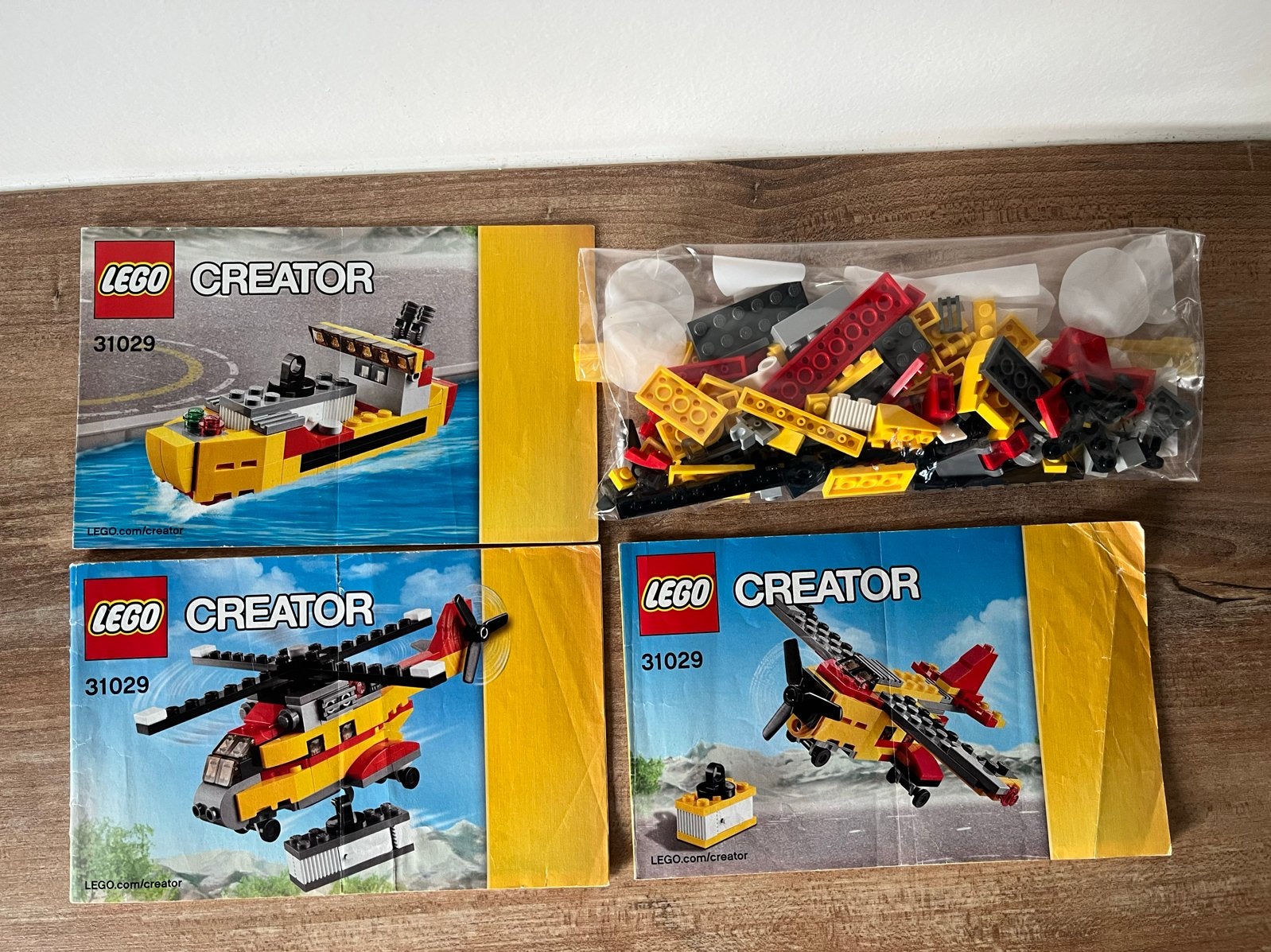 LEGO Creator set 31029, 3-in-1 Helikopter, boot of vliegtuig, Gebruikt, Lego, Ophalen of Verzenden, Compleet