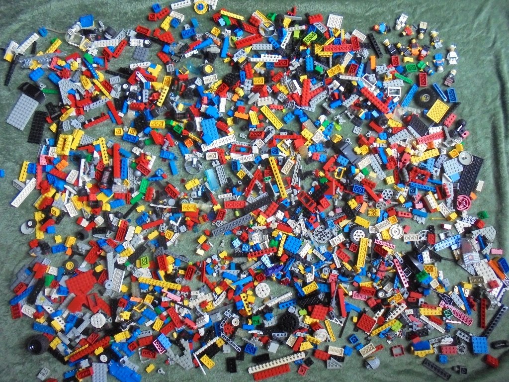 partij losse lego met poppetjes, City, Lego, Ophalen of Verzenden, Zo goed als nieuw