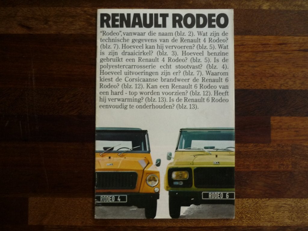 Renault 4/6 Rodeo (1979), Ophalen of Verzenden, Nieuw, Renault