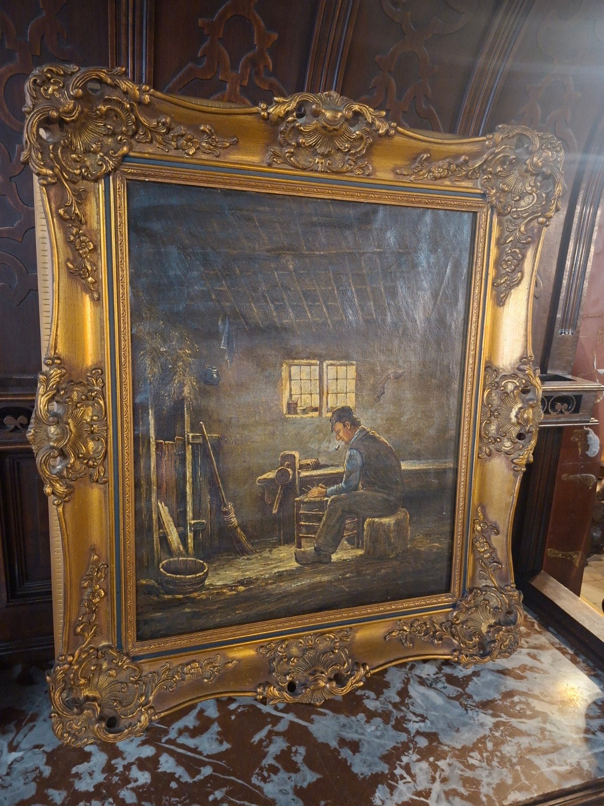 mooi oud schilderij jc v wassenaar, Antiek en Kunst, Ophalen