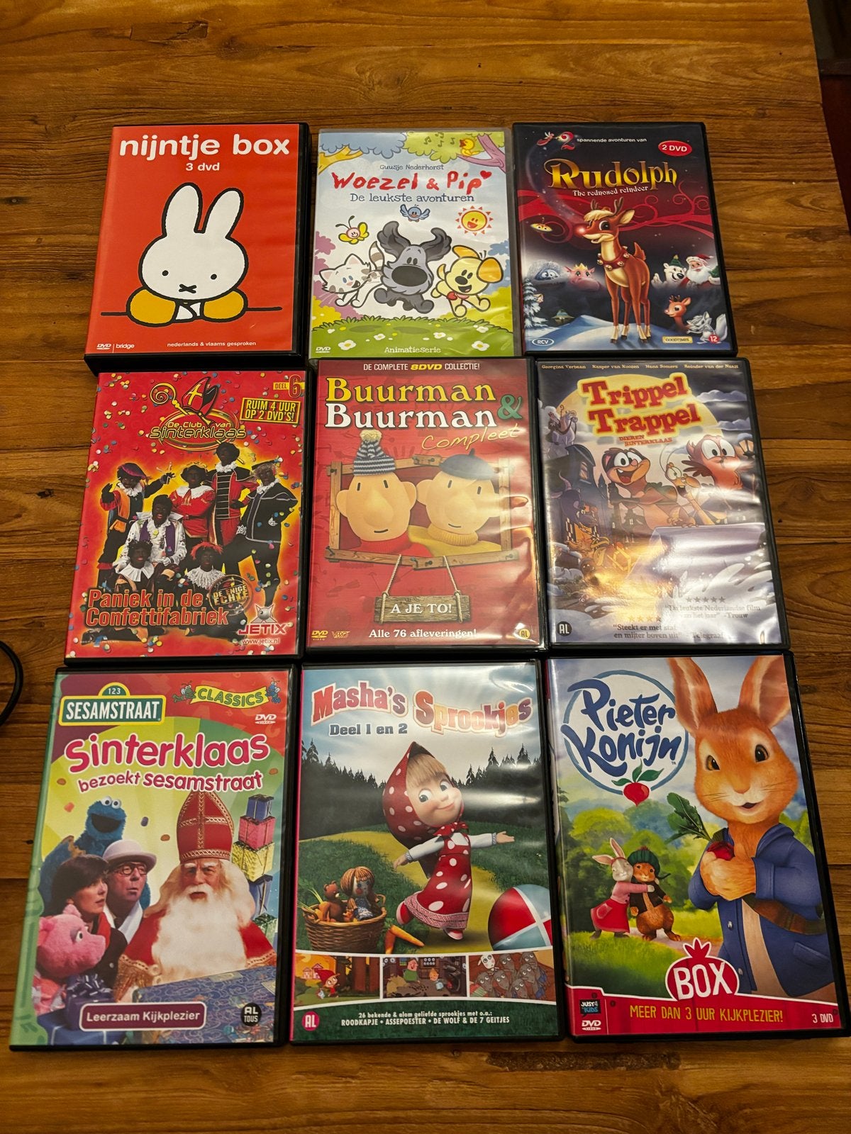 Grote collectie kinder DVD's - Nijnte, Woezel & Pip, Buurman, Cd's en Dvd's, Dvd's | Kinderen en Jeugd, Gebruikt, Alle leeftijden