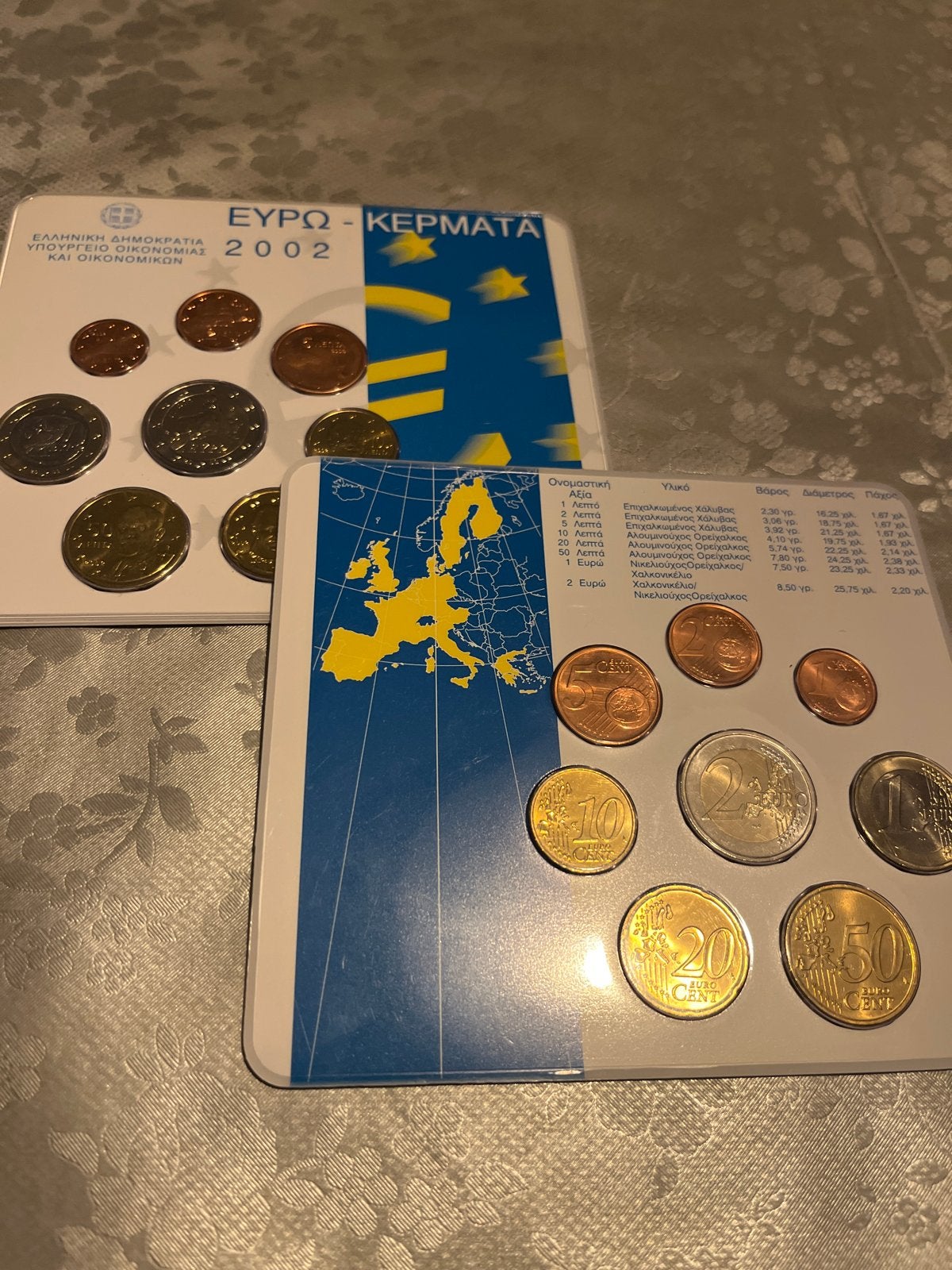 Griekse Euromunten Set 2002 - Complete Collectie, Ophalen, Griekenland, Overige waardes, Setje