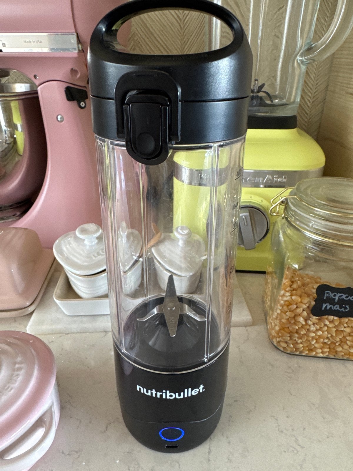 Nutribullet op accu - Draagbare blender, Witgoed en Apparatuur, Ophalen of Verzenden, Nieuw, Blender to go