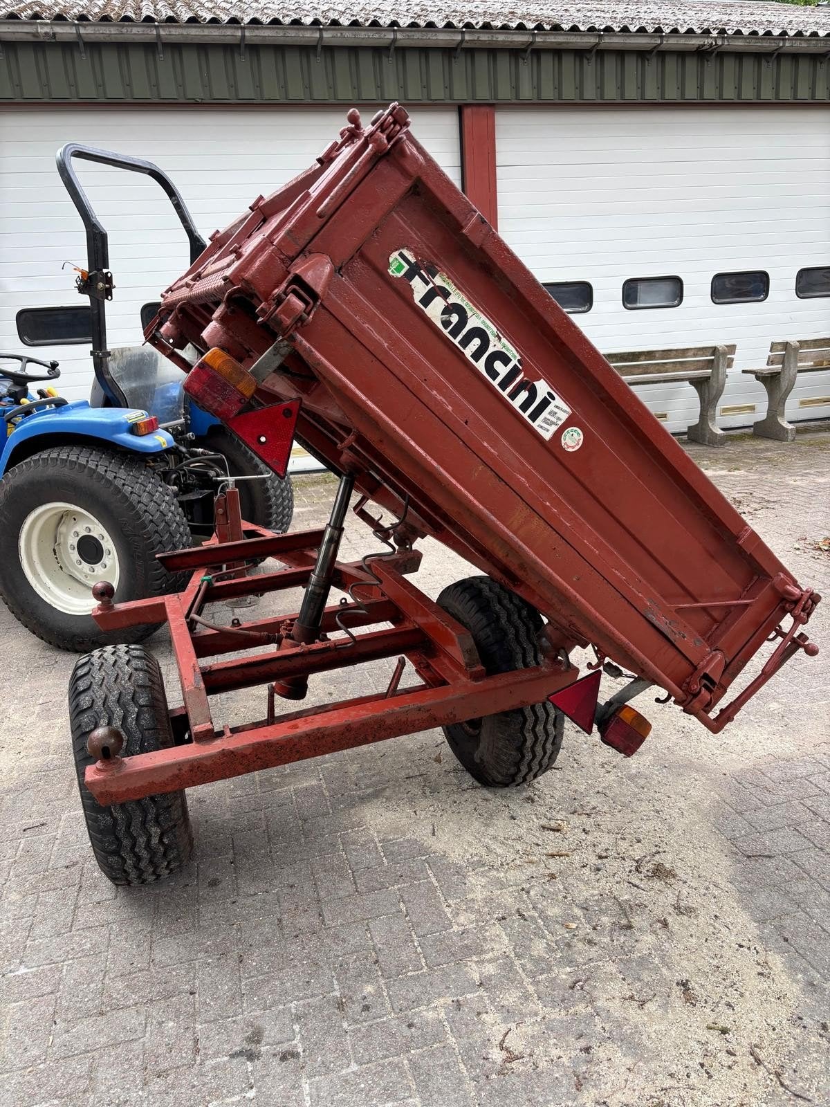 Kieper - driezijdig-  voor een mini-tractor, Ophalen, Overige, Zaaien, Planten of Poten