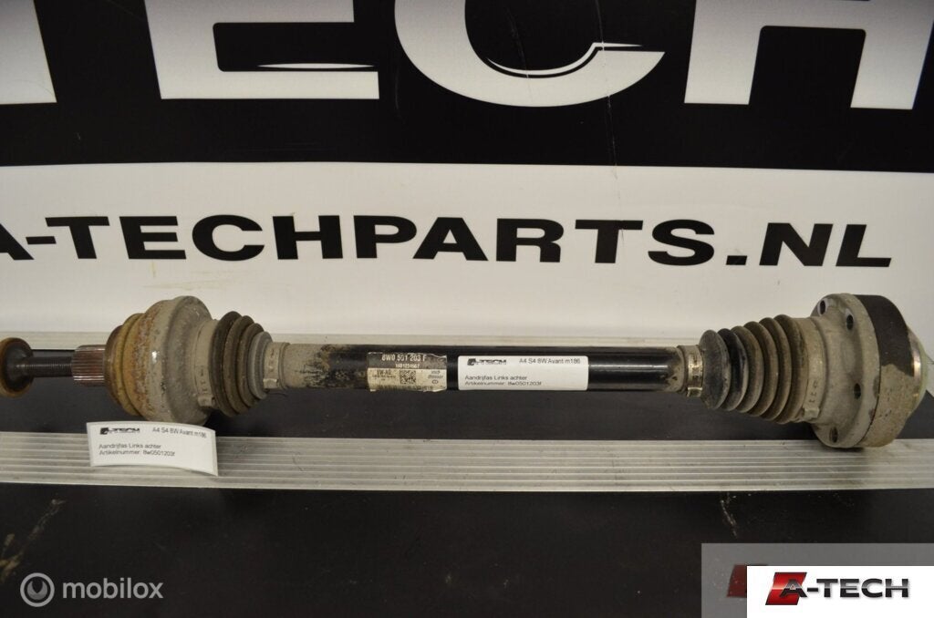 Aandrijfas linksachter Audi A4 A5 B9 TFSI 15-18 8w0501203f, Audi, Gebruikt, Audi, Ophalen of Verzenden