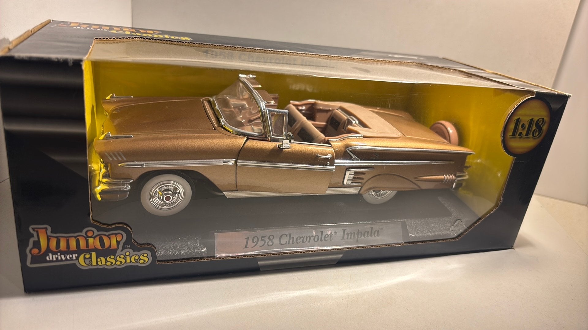 Chevrolet impala 1958 motermax 1.18, Hobby en Vrije tijd, Overige merken, Ophalen of Verzenden, A, A
