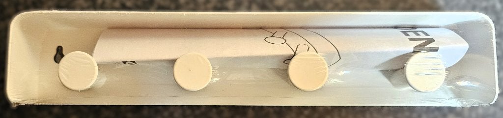 IKEA ENUDDEN Kapstok 4 Haken - Nieuw in Folie, Wandkapstok, Ophalen of Verzenden, Zo goed als nieuw, Minder dan 100 cm
