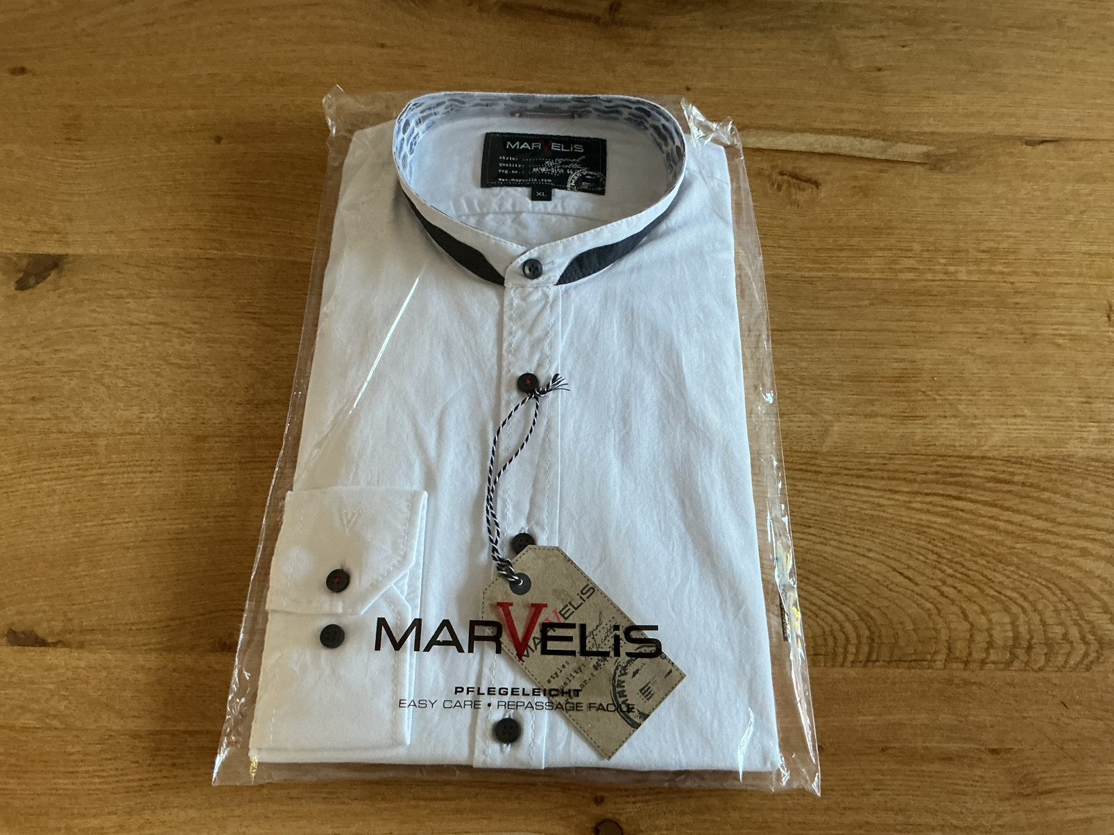 Overhemd wit xl met rond boordje nieuw, Kleding | Heren, Overhemden, Ophalen of Verzenden, Nieuw, Wit, Halswijdte 43/44 (XL)