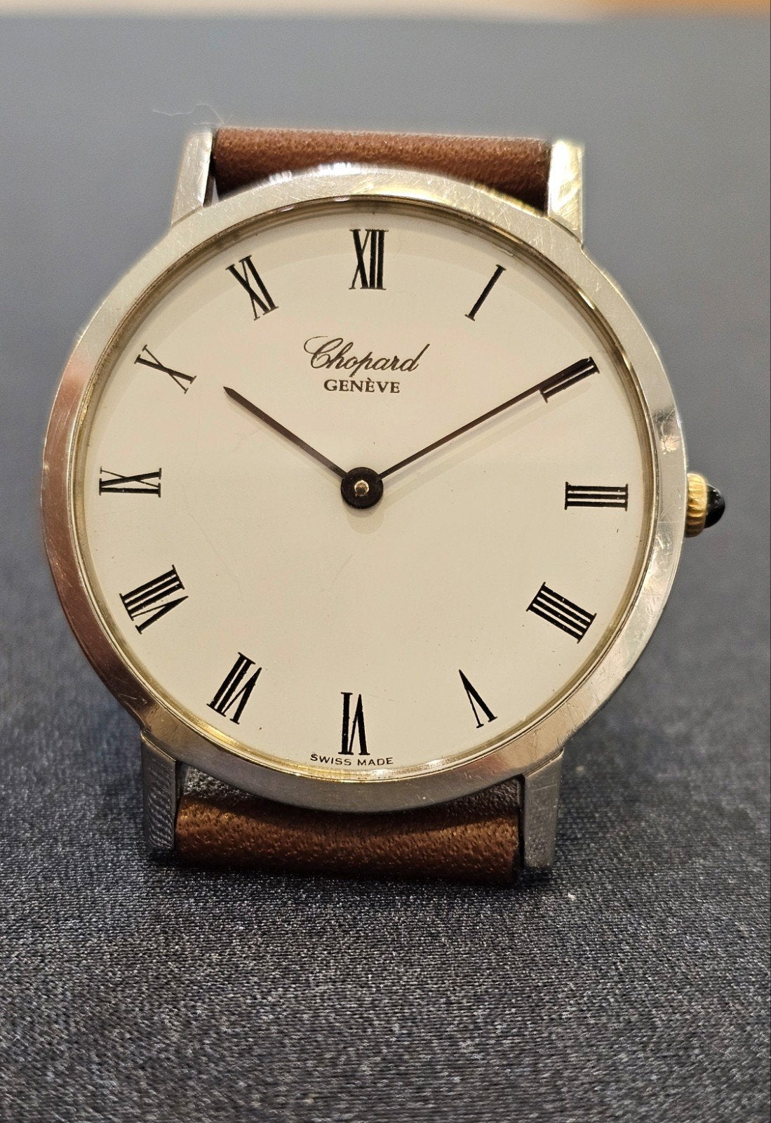 Chopard Opwind horloge 1965, Overige merken, Staal, Met bandje, Polshorloge
