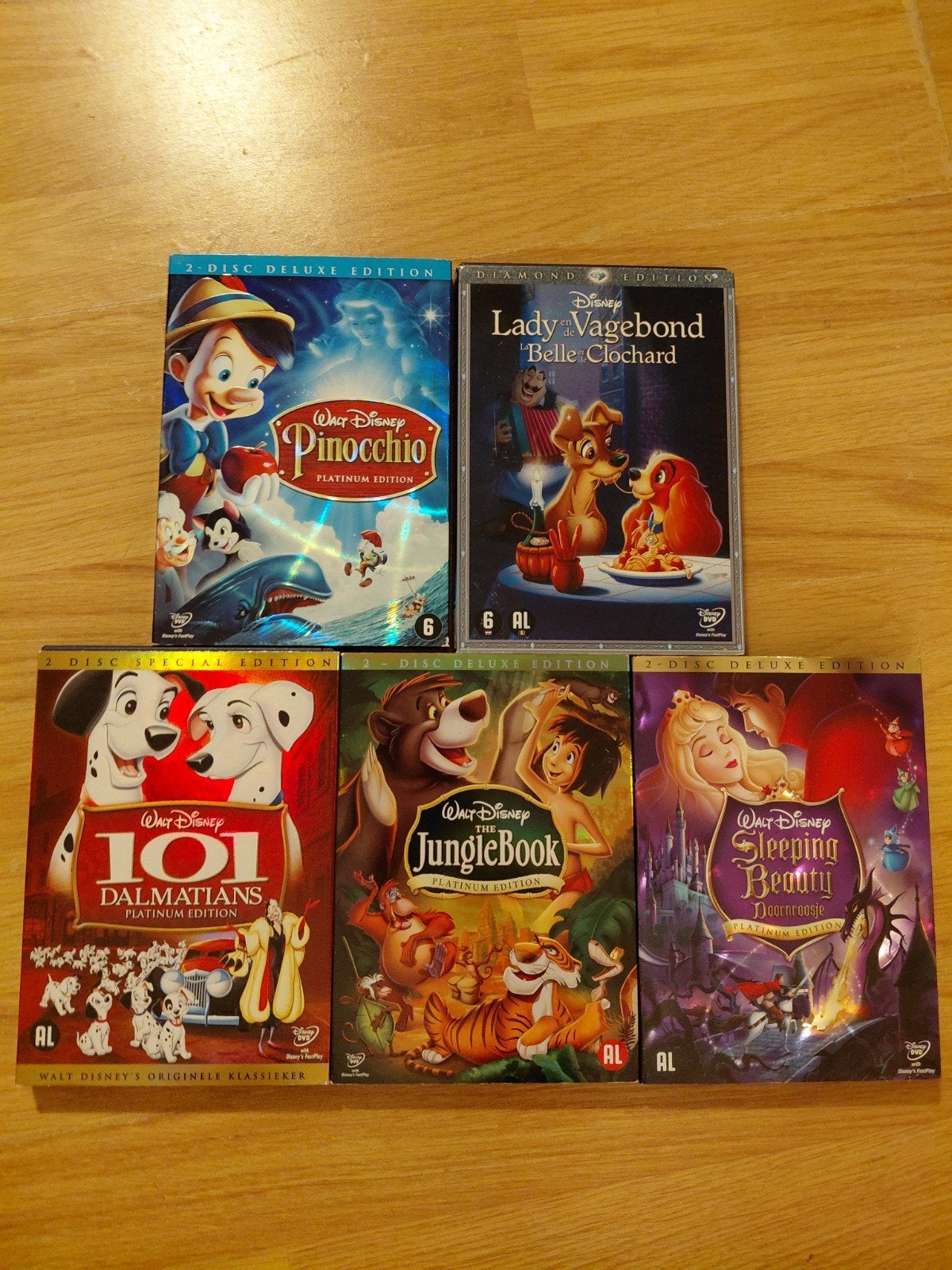Disney platinum diamond edition films dvd, Alle leeftijden, Ophalen of Verzenden, Zo goed als nieuw