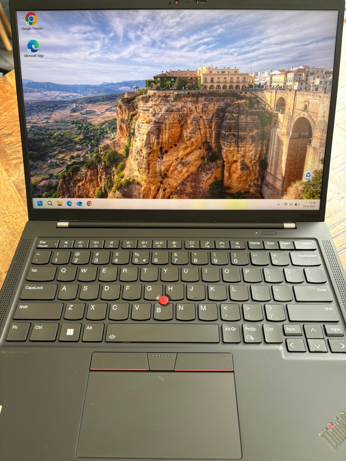 Lenovo X1 Carbon G10 i7, Computers en Software, Windows Laptops, Gebruikt, 14 inch, SSD, 2 tot 3 Ghz, 16 GB, Qwerty, Ophalen