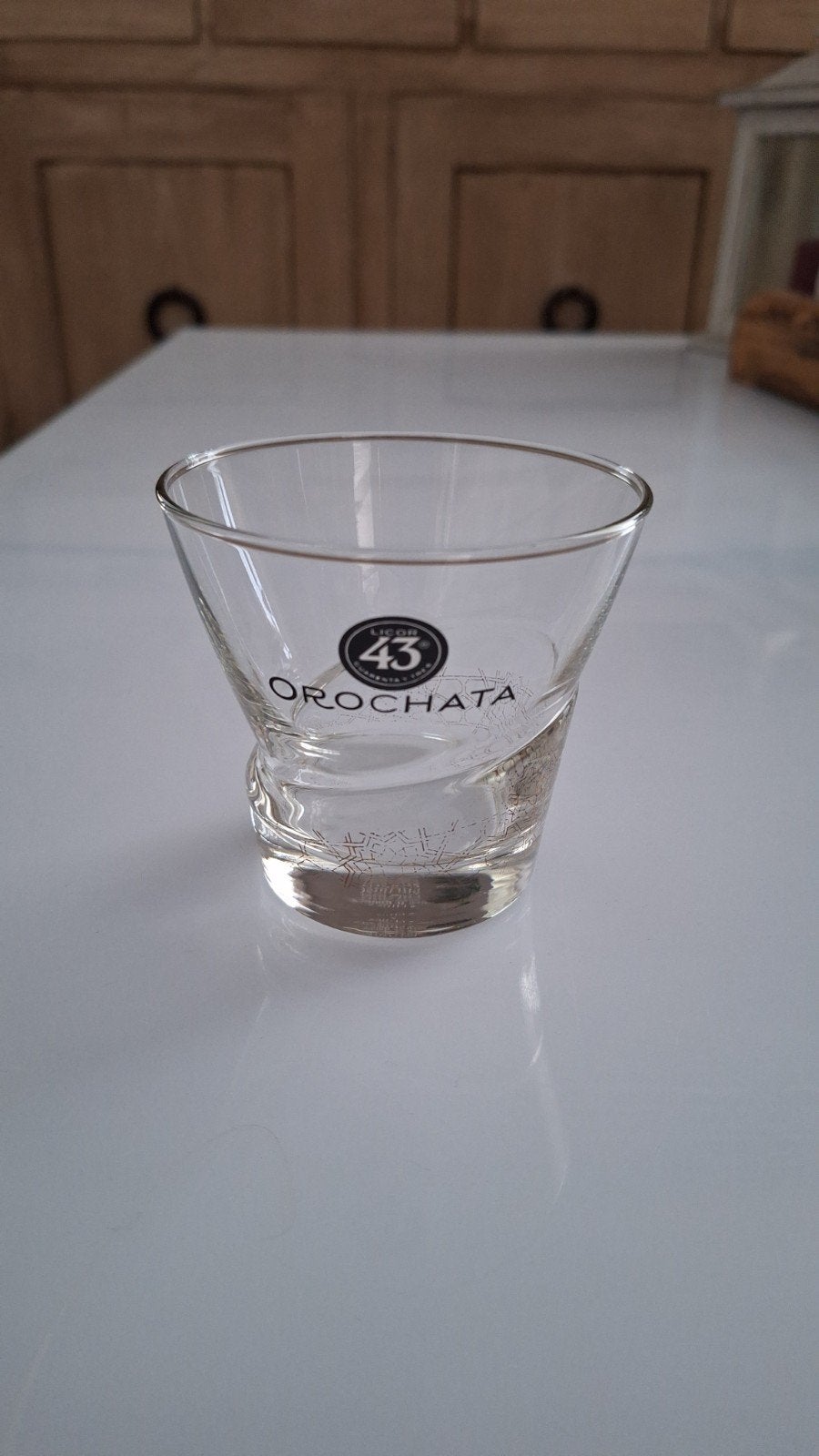 Licor 43 Orochata glas, Ophalen of Verzenden, Zo goed als nieuw, Borrel- of Shotglas