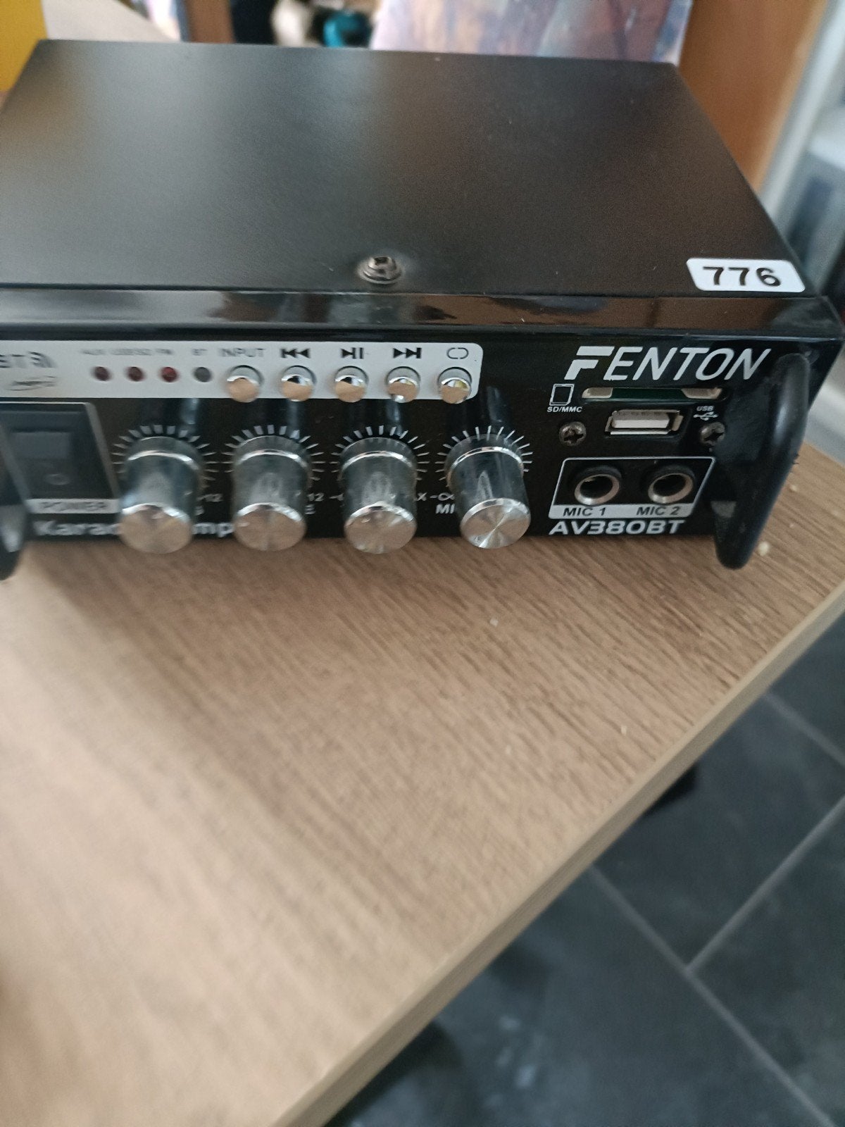 Fenton AV380BT Karaoke Versterker met Bluetooth, Verzenden