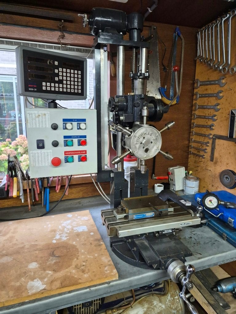 Burgmaster turret drill, Ophalen, Gebruikt