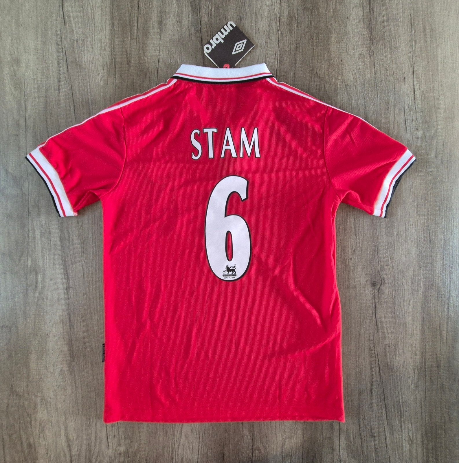 Nieuw Umbro Manchester United shirt 1998/2000 Stam maat M, Maat M, Ophalen of Verzenden, Nieuw, Shirt