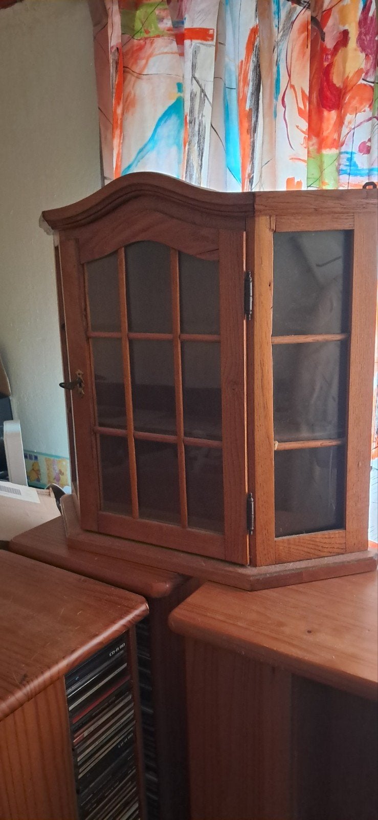 vitrine kast, Huis en Inrichting, Ophalen, Gebruikt, 50 tot 100 cm, Minder dan 100 cm