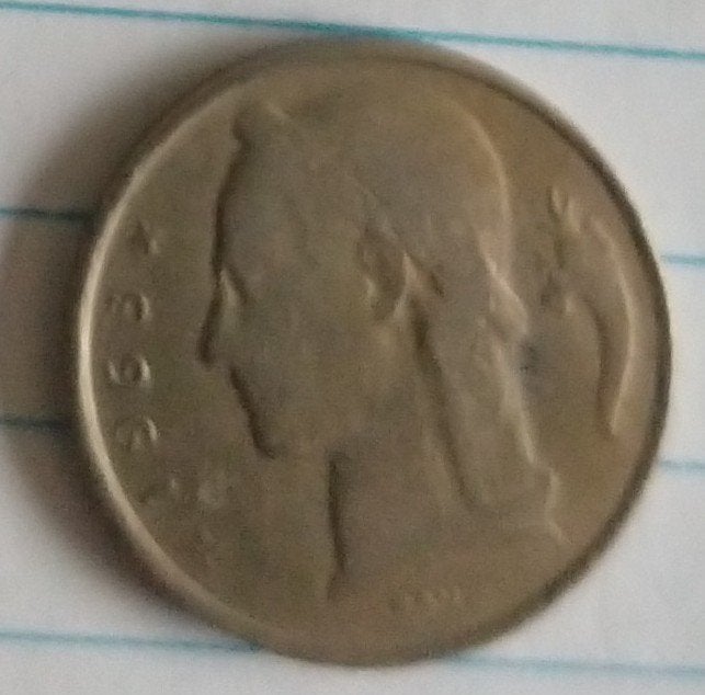 belgische 5 franc 1965 munt, volgnr 29.3, Ophalen of Verzenden, Losse munt