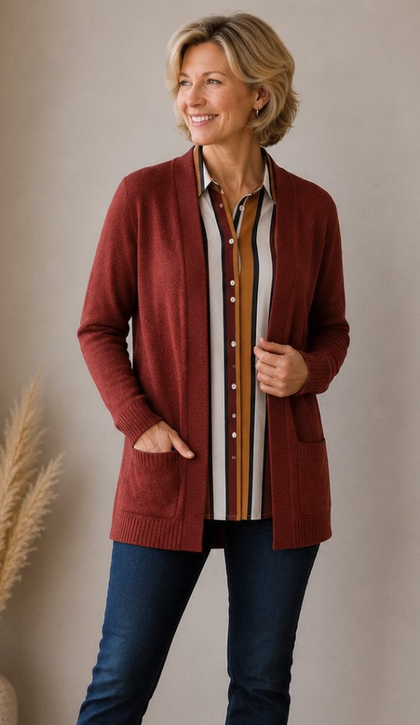 Vila vest/blouse maat XS oranje set gestreept, Vila, Oranje, Ophalen of Verzenden, Zo goed als nieuw
