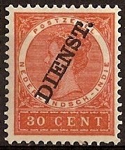 Ned-Indie Dienst 24 postfris 1911, Postzegels en Munten, Postzegels | Nederlands-Indië en Nieuw-Guinea, Verzenden, Postfris, Nederlands-Indië