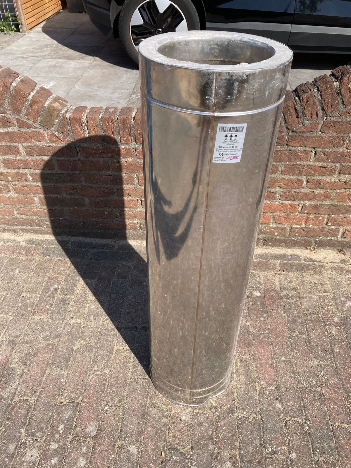Kachelpijp, Ophalen, Overige typen, Zo goed als nieuw, Rvs