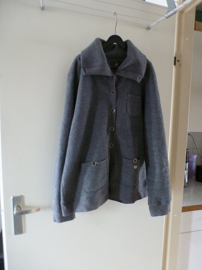 WEG=WEG vest RIVER WOODS grijs fleece 44 -GRATIS zend, Verzenden, Zo goed als nieuw, Maat 42/44 (L), Grijs