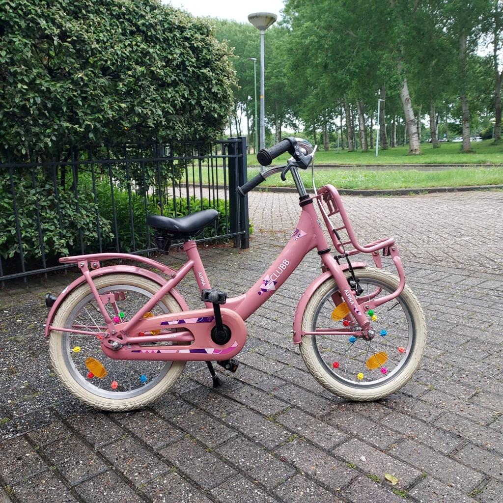 Alpina clubb 16 inch meisjes fiets, Ophalen, Terugtraprem, Alpina, 16 inch