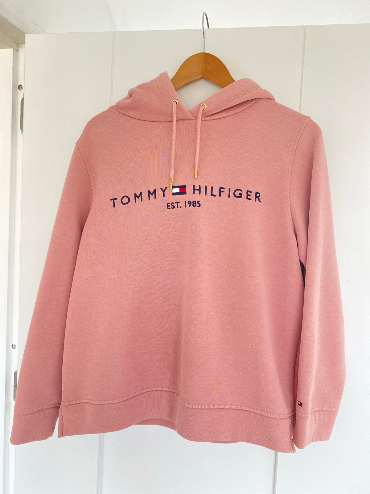 Tommy Hilfiger hoodie roze, Kleding | Dames, Truien en Vesten, Ophalen of Verzenden, Zo goed als nieuw, Maat 38/40 (M), Roze