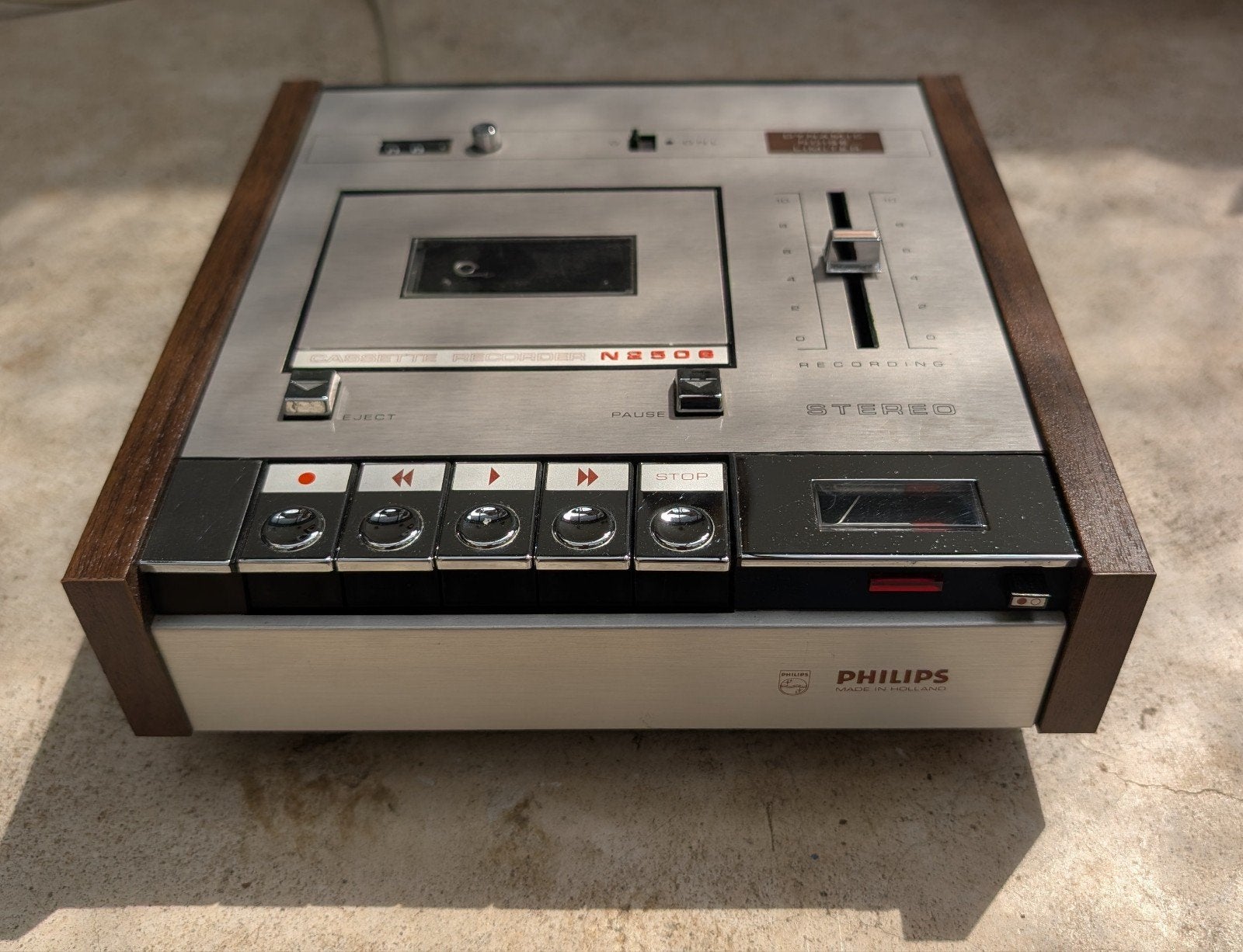 Philips N2506 Deck o.a. Rosita klassieker, Ophalen of Verzenden, Enkel, Philips, Tape counter