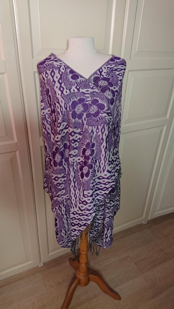 Verschillende Pashmina sjaals shawl omslagdoek, Ophalen of Verzenden, Zo goed als nieuw, Maat 46/48 (XL) of groter, Sjaal