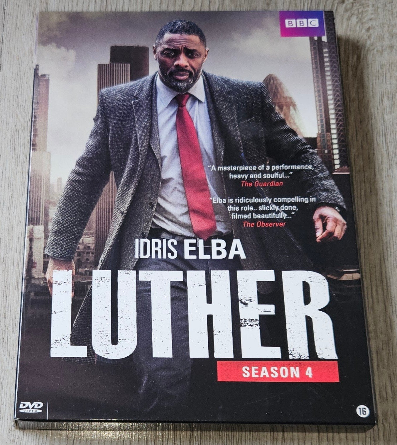 Luther - Seizoen 4 (DVD) met Idris Elba, Cd's en Dvd's, Engels, Vanaf 16 jaar, Misdaad, Nederlands