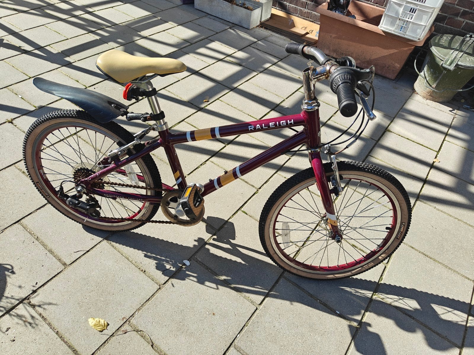 Raleigh jongens fiets 20 inch - Goede staat, Ophalen, 20 inch of meer, Gebruikt, Velgrem