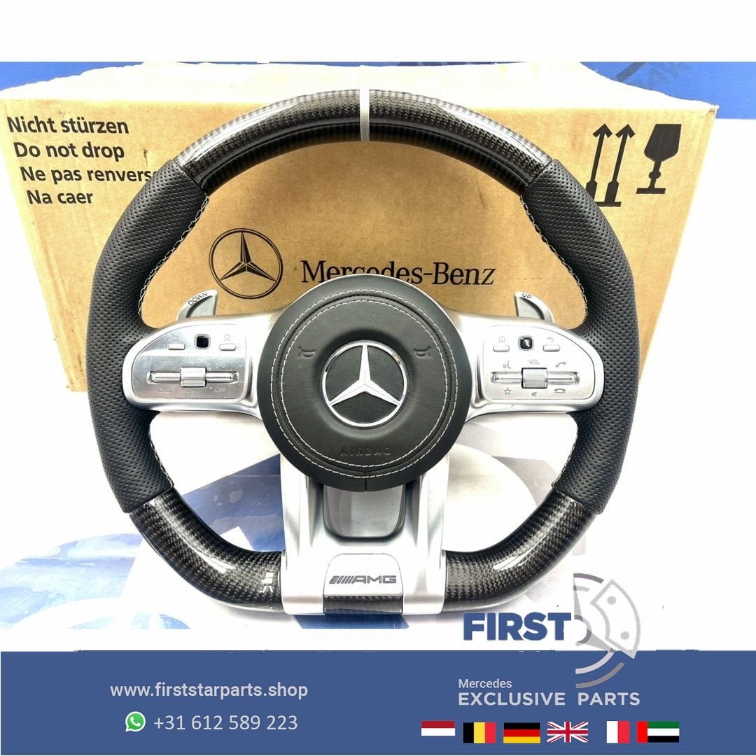 2022 AMG CARBON STUUR + AIRBAG A45 CLA45 C63 E63 GLC63 GLE63, Gebruikt, -, Verzenden, -