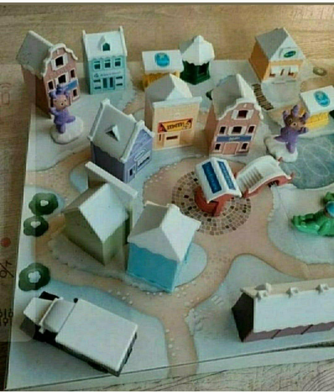 Kerstdorpje,AH,KERST,huisjes,Winter,Albert Heijn,ijs,stadje, Ophalen of Verzenden, Zo goed als nieuw