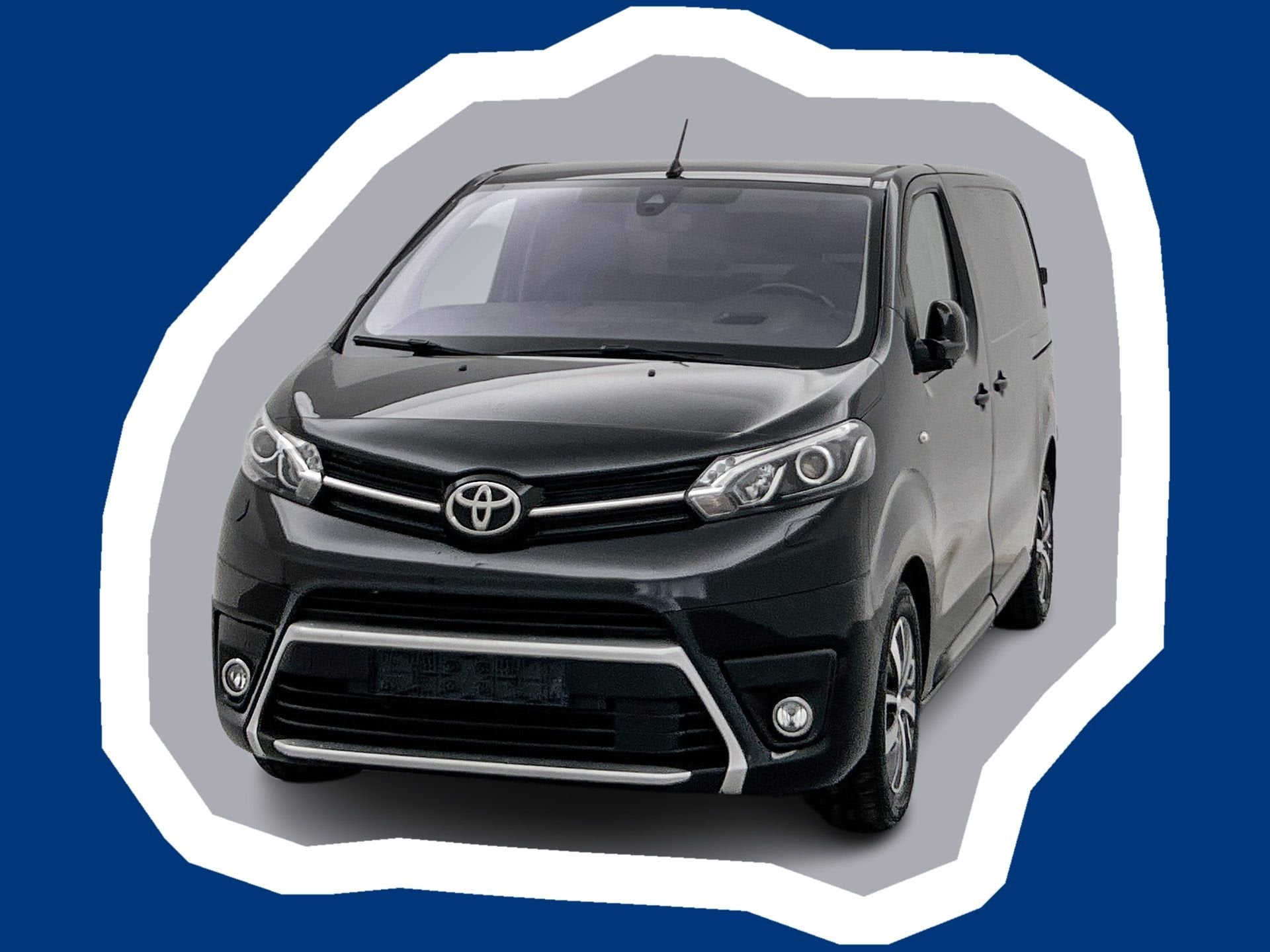 Toyota ProAce Worker 2.0 D-4D Black Line 177pk 2x Schuifdeur, Auto's, Stof, Gebruikt, 4 cilinders, Met garantie (alle)
