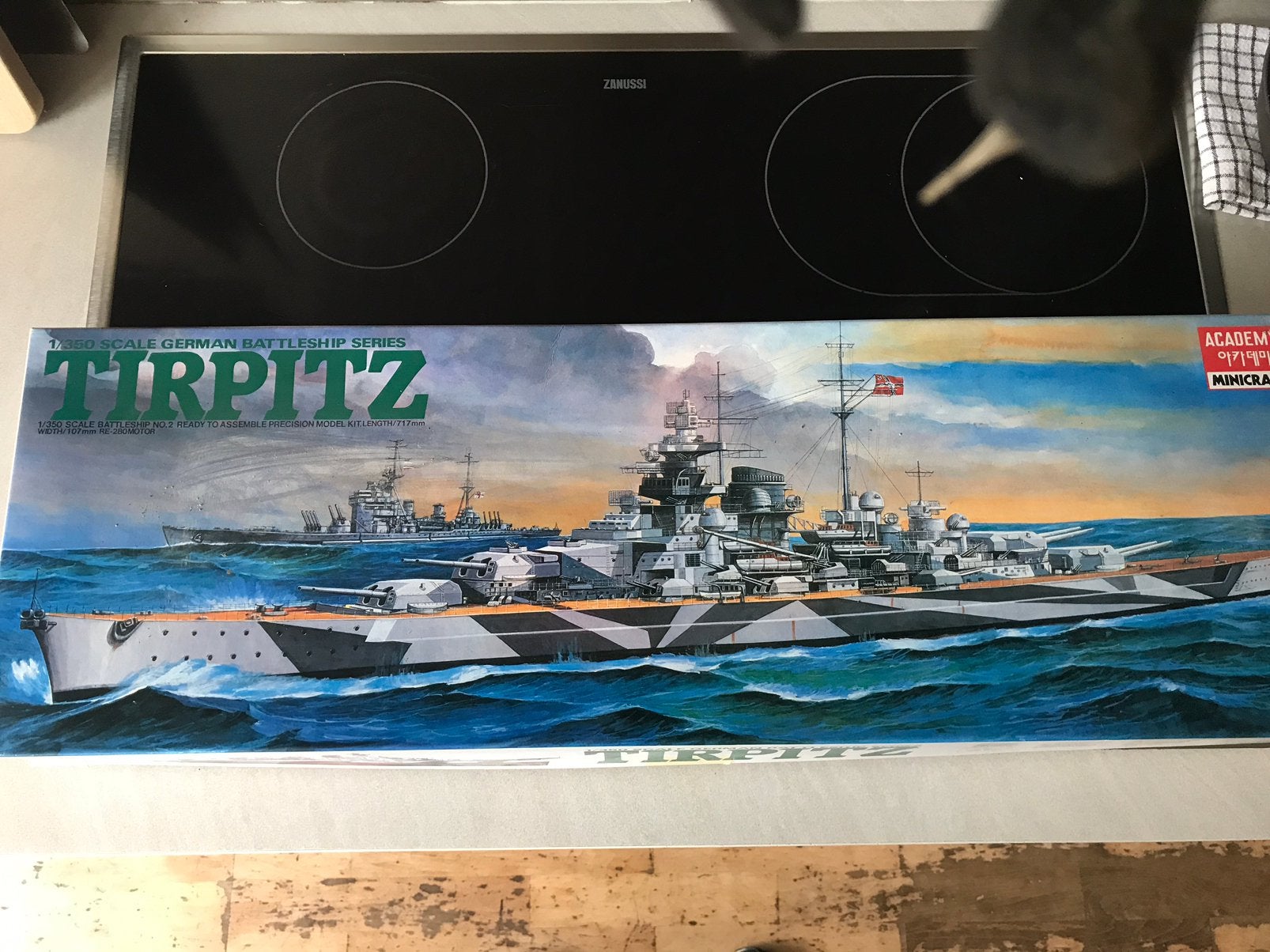 Academy German Battleship Tirpitz 1:350 Modelbouwkit, Ophalen of Verzenden, Nieuw, 1:200 of kleiner, Overige merken