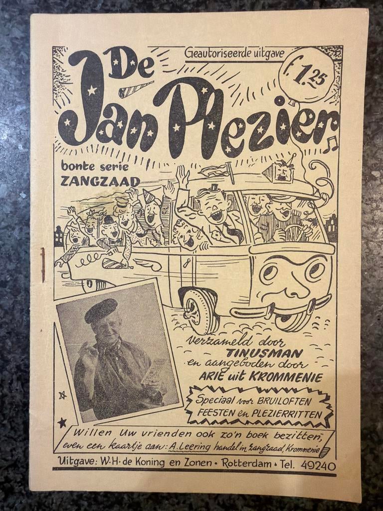 De Jan Plezier - Bonte Serie Zangzaad (Oude Liedjes), Ophalen of Verzenden, Gelezen, Meerdere auteurs