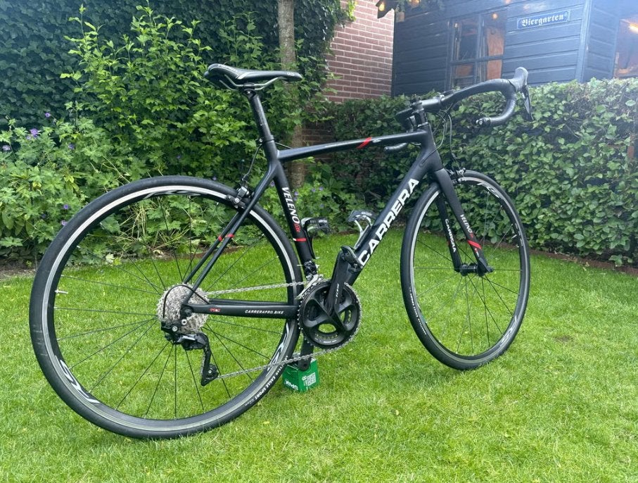 Carrera Veleno Lite racefiets. Framemaat: 53 cm., Fietsen en Brommers, Fietsen | Racefietsen, 28 inch, Carbon, Velgrem, Meer dan 20 versnellingen