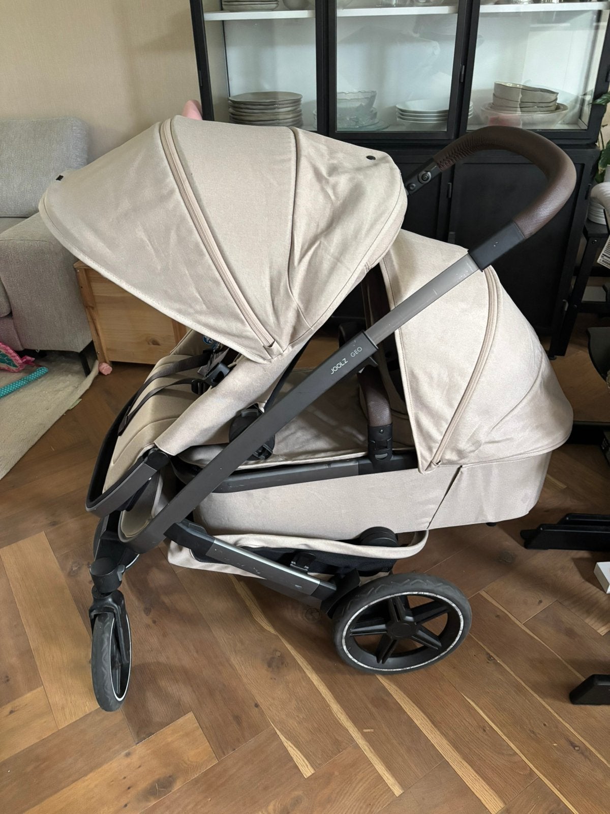 Joolz Geo³ Duo Sandy Taupe | Duo Set | Garantie, Ophalen, Gebruikt, Overige merken, Duomodel