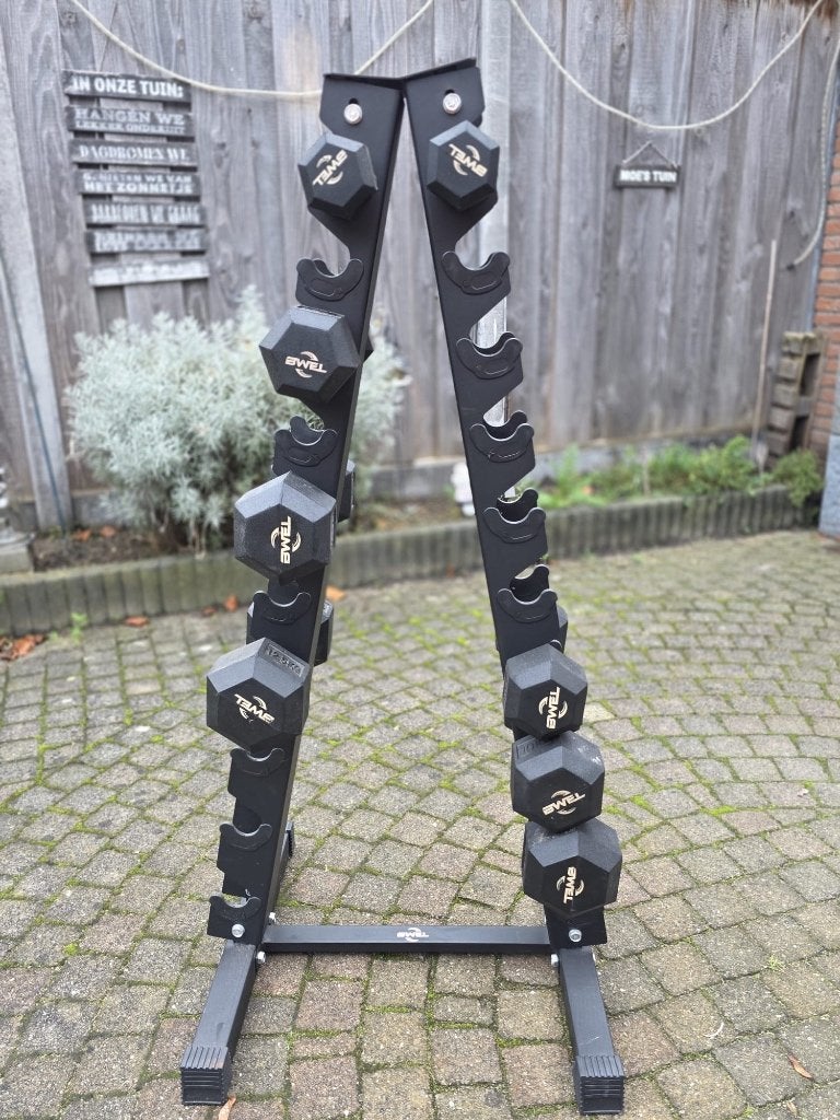 Rekje voor dumbells, Sport en Fitness, Fitnessmaterialen, Ophalen, Nieuw, Overige typen