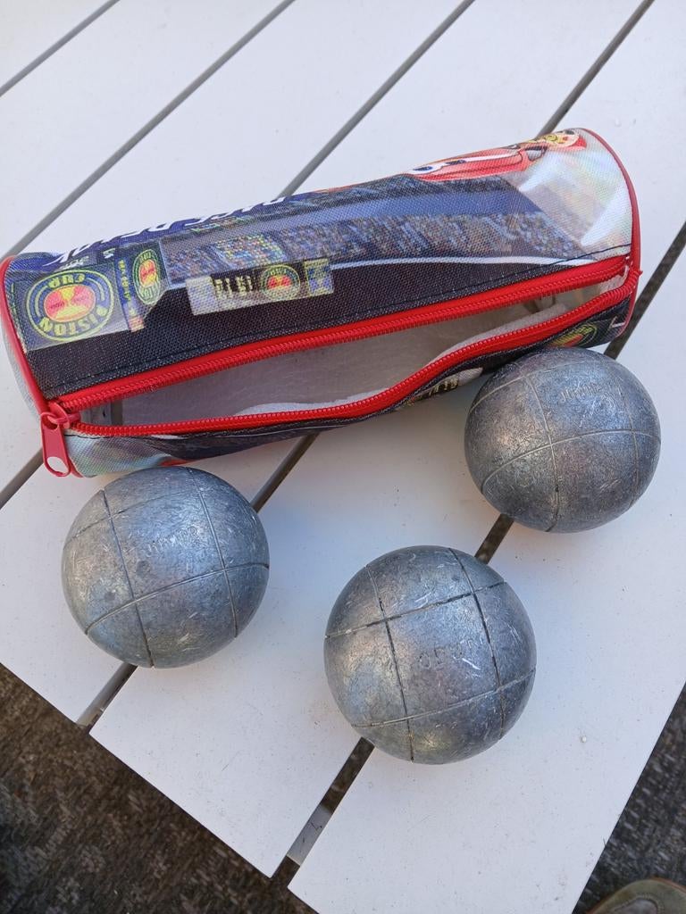 Petanque ballen set met etui OBUT JUNIOR, Ophalen of Verzenden, Gebruikt