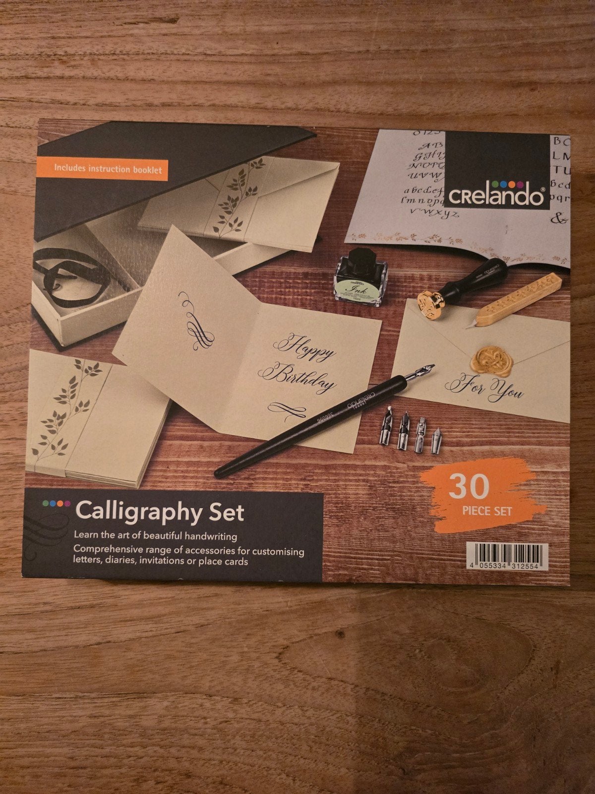 Crelado Kalligrafie Set - 30-delig voor creatief schrijven, Overige thema's, Nieuw, Meerkleurig, Ophalen of Verzenden