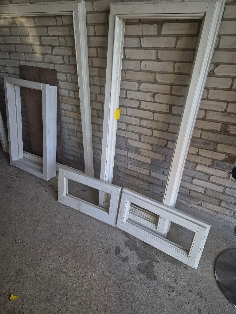Hardhouten Raamkozijnen, Doe-het-zelf en Verbouw, Raamkozijn, Nieuw, 75 tot 150 cm, Hout
