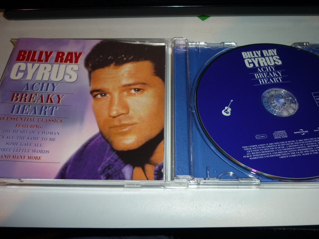 Billy Ray Cyrus de cd achy breaky heart, Verzenden, Zo goed als nieuw