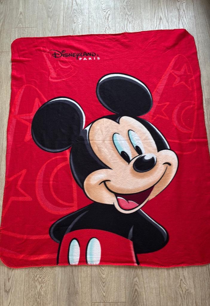 Mickey Mouse fleecedeken/plaid, Ophalen of Verzenden, Mickey Mouse, Gebruikt, Overige typen