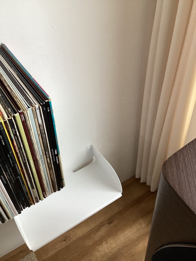 Teebook vinyl opbergsysteem  (wit), Ophalen, Zo goed als nieuw