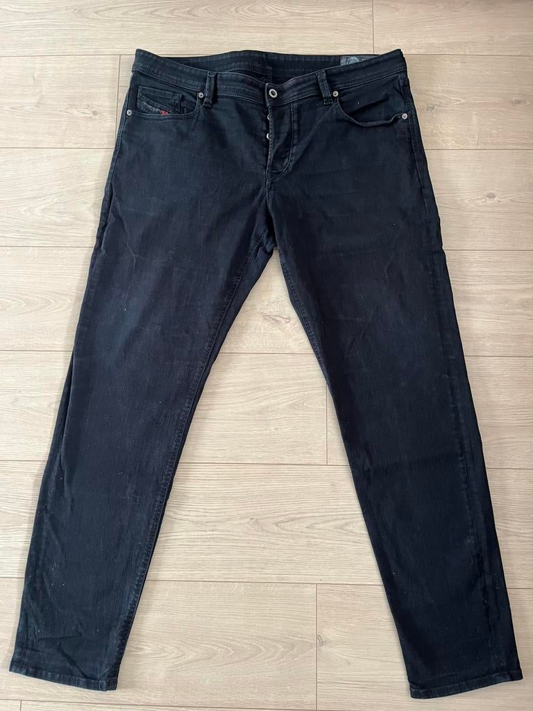 Diesel Larkee broek jeans spijkerbroek W40 L34 stretch, Ophalen of Verzenden, Zo goed als nieuw, Zwart, W33 - W34 (confectie 48/50)