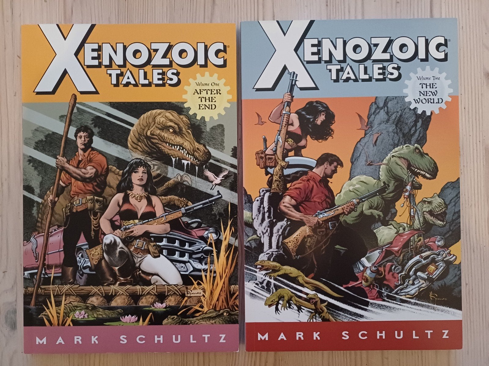 Xenozoic Tales - Volume 1 & 2 (Mark Schultz), Meerdere stripboeken, Ophalen of Verzenden, Nieuw, Mark Schultz