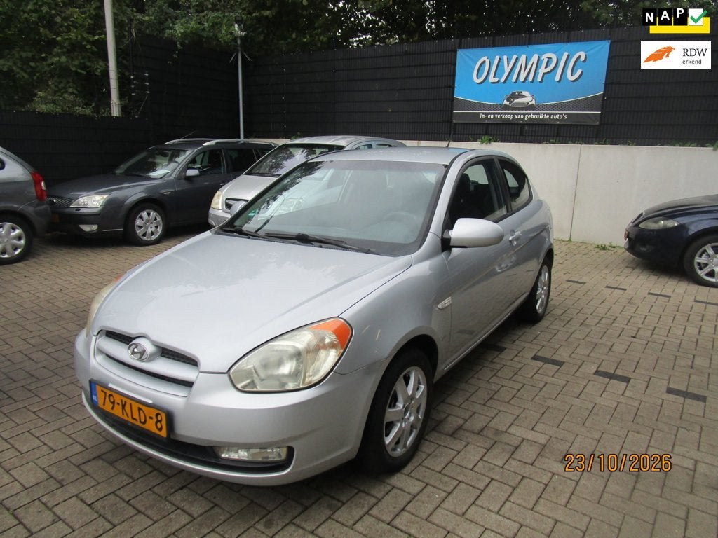 Hyundai Accent 1.4i EK 2008 +Airco +Nieuwe Apk, Auto's, Accent, Gebruikt, 4 cilinders, 1055 kg