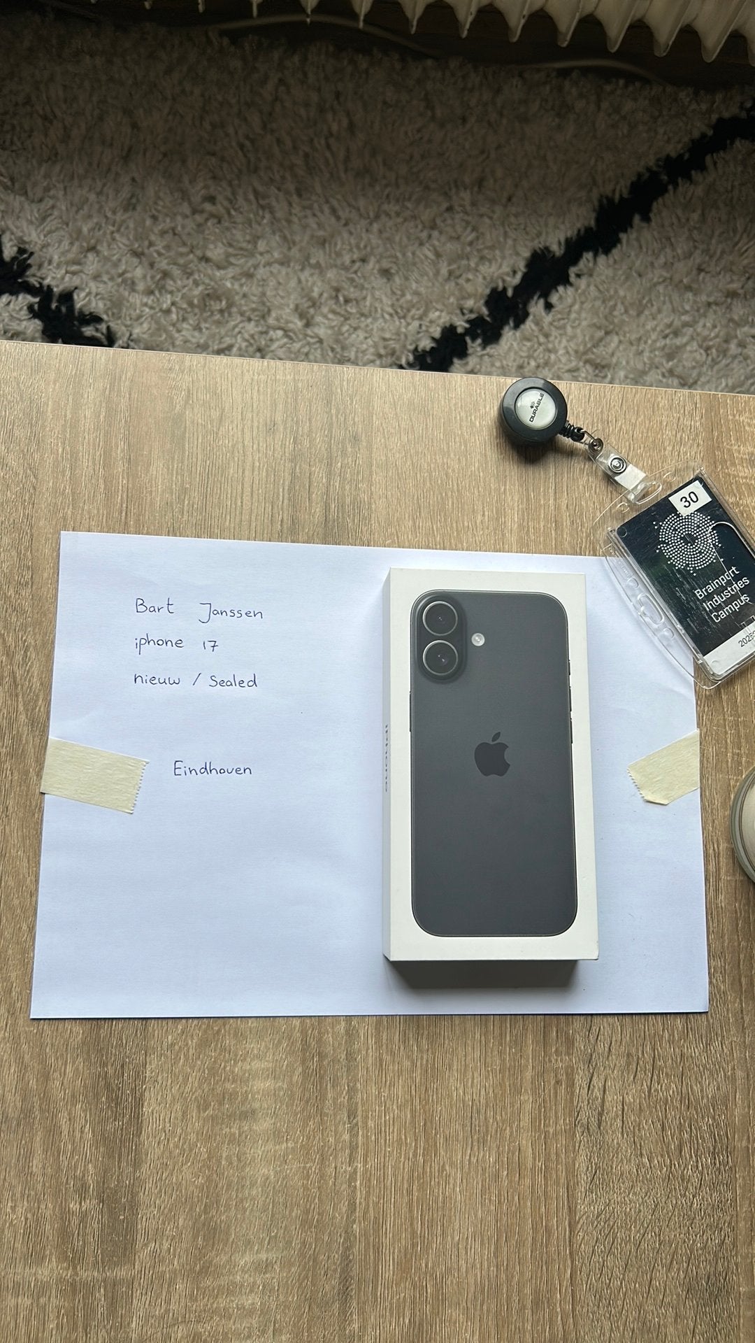 Apple iPhone 17 Zwart 256GB - sealed, Overige modellen, Zwart, Nieuw, Zonder simlock